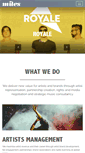 Mobile Screenshot of miles-theagency.com